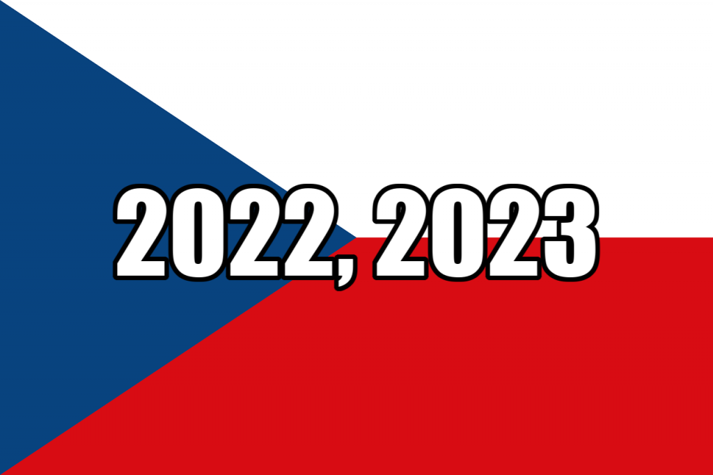 Koulujen lomat Tšekin tasavallassa 2022, 2023