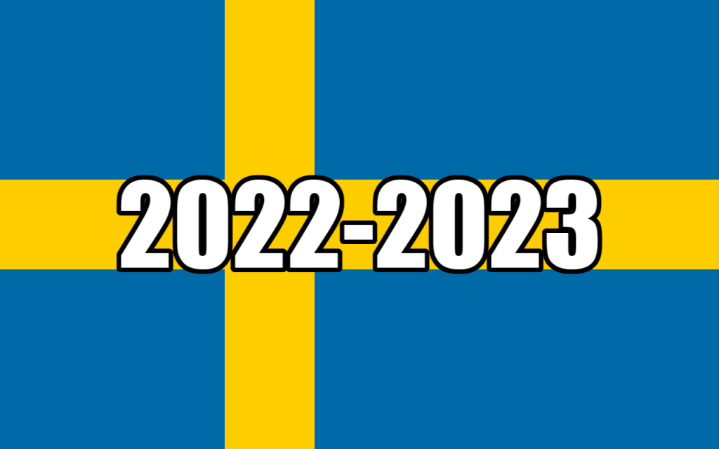 Шкільні канікули в Швеції 2022-2023