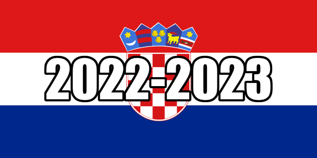 Skoleferier i Kroatia 2022/2023