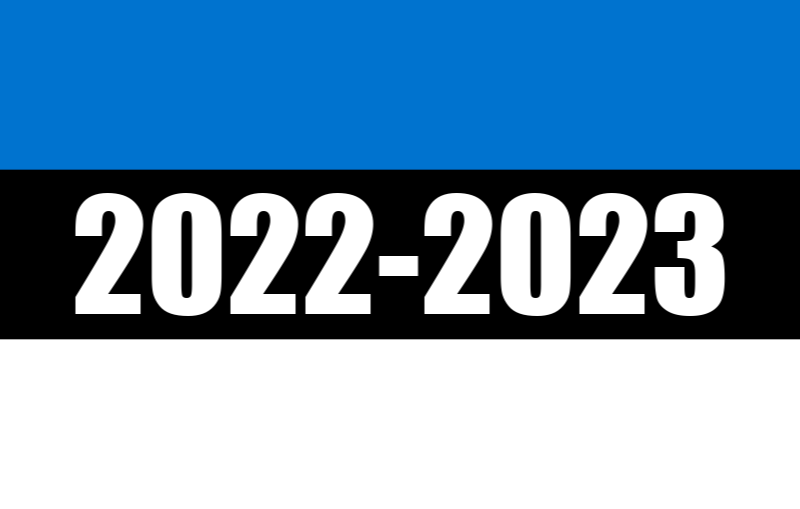 Koulujen lomat Virossa 2022-2023