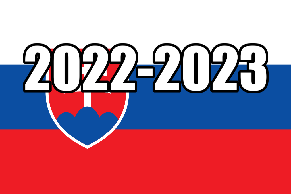 Koulun lomat Slovakiassa 2022-2023